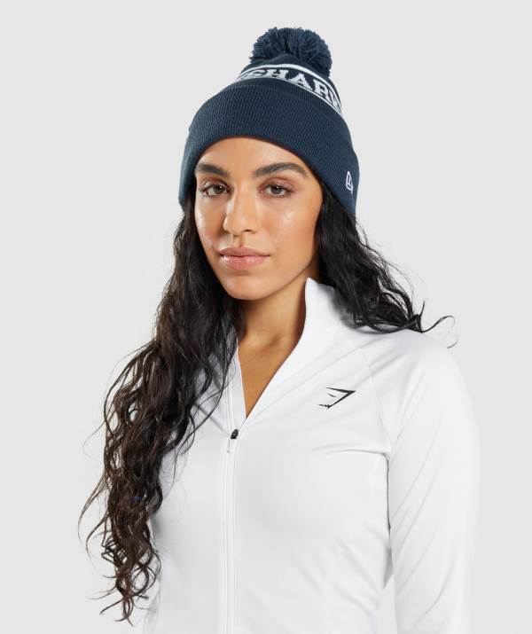Panske Čiapky Gymshark New Era Tab Modre | YV4087615